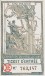 Ticket to the 1889 Exposition Universelle A numbered entrance ticket costing 1 franc