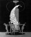 Design by Albert Weisgerber (1878-1915) 5 young girls dancing around a peacock on a pedestal