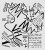 Futurist text Page filled with words of different heights, fonts and directions