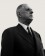 Charles de Gaulle Head and shoulders portrait of Charles de Gaulle seen from below