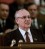 Mikhail Gorbachev Gorbachev sitting at a lectern with a microphone in the foreground